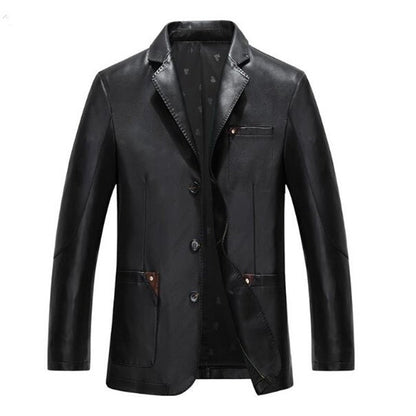 Everyday Men's Sheep Leather Blazer – Slim Fit Classic Jacket