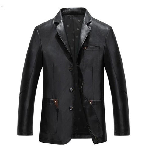 Everyday Men's Sheep Leather Blazer – Slim Fit Classic Jacket