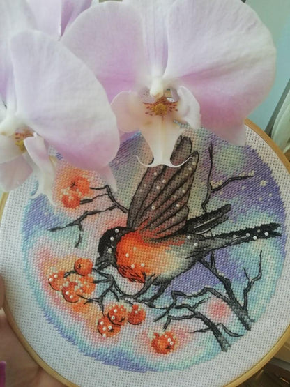 Bullfinch - PDF Cross Stitch Pattern